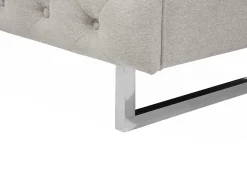 Divano 2 posti VISSLAND Tessuto Beige chiaro