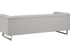 Divano 3 posti VISSLAND Tessuto Beige chiaro