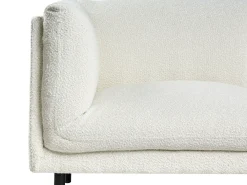 Divano 3 posti VORGOD Bouclé Bianco sporco