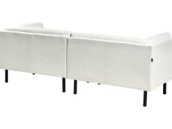 Divano 3 posti VORGOD Bouclé Bianco sporco