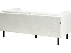 Divano 2 posti VORGOD Bouclé Bianco sporco