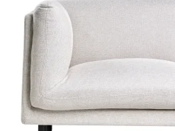 Divano 3 posti VORGOD Tessuto Beige chiaro