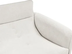 Divano 3 posti WETLAN Tessuto Bianco sporco