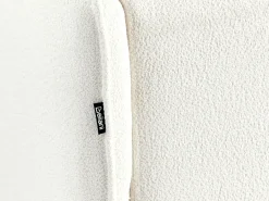 Divano angolare 3 posti ALTAN Bouclé Bianco sporco Lato destro