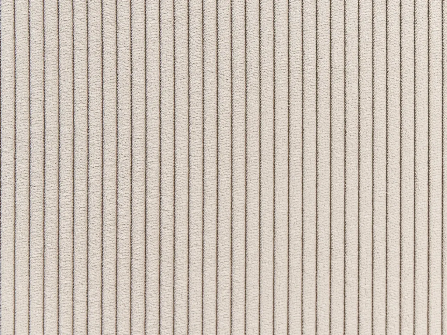 Divano angolare 2 posti BREDA Velluto a coste Beige Lato Sinistro