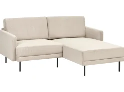 Divano angolare 2 posti BREDA Velluto a coste Beige Lato Sinistro