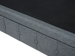Divano angolare 6 posti CHESTERFIELD Tessuto Grigio Lato Sinistro