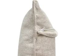 Divano angolare 3 posti DOLVA Tessuto Beige chiaro Lato destro