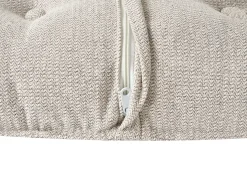 Divano angolare 3 posti DOLVA Tessuto Beige chiaro Lato destro