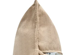Divano angolare 3 posti DOLVA Velluto a coste Beige Lato Sinistro