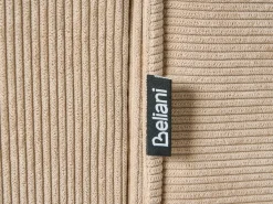 Divano angolare 3 posti DOLVA Velluto a coste Beige Lato destro