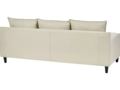 Divano angolare 3 posti ELVENES Tessuto Beige chiaro Lato Sinistro