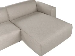 Divano angolare 3 posti FAABORG Tessuto Beige Lato Sinistro