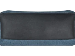 Divano angolare 4 posti GLOSLI Tessuto Blu marino Lato Sinistro