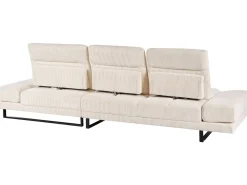 Divano angolare 4 posti IKAST Velluto a coste Beige Lato Sinistro