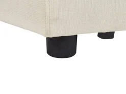 Divano angolare 4 posti KOHLO Tessuto Beige chiaro Lato Sinistro