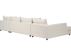 Divano angolare 5 posti LILVIKEN Tessuto Beige chiaro