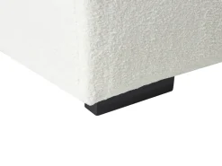 Divano angolare 4 posti LUNGO Bouclé Bianco Lato destro