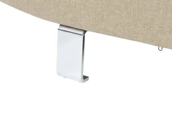 Divano angolare 5 posti NORREA Tessuto Beige chiaro Lato Sinistro