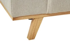 Divano angolare 3 posti NORA Tessuto Beige Lato destro