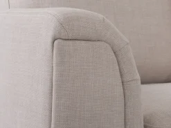 Divano angolare 4 posti OSLO Tessuto Beige Lato Sinistro