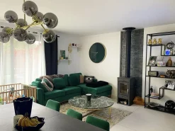 Divano angolare 4 posti OSLO Velluto Verde scuro Lato Sinistro