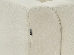 Divano angolare 4 posti OSLO Tessuto Beige Lato destro