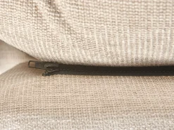 Divano angolare 3 posti SERSAN Ciniglia Beige Lato destro