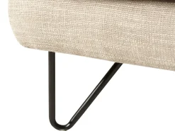 Divano angolare 3 posti SERSAN Ciniglia Beige Lato destro