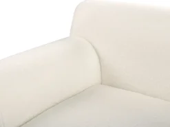Divano angolare 3 posti SIMOS Bouclé Bianco Lato destro