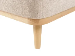 Divano angolare 3 posti SIMOS Ciniglia Beige Lato Sinistro