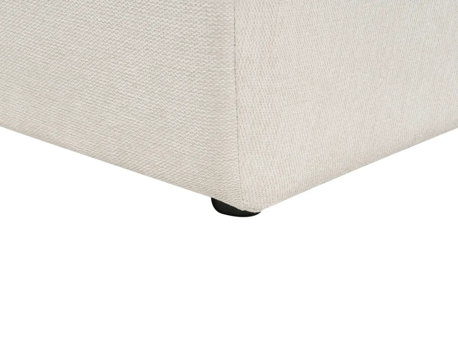 Divano angolare 3 posti SVANSELE Tessuto Beige chiaro Lato Sinistro