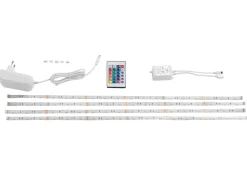 Divano angolare 3 posti VARDE Velluto Blu marino LED Lato destro