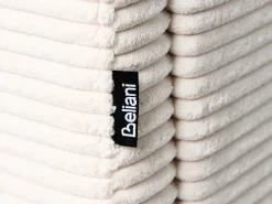 Divano angolare 5 posti VENG Velluto a coste Beige chiaro Lato Sinistro