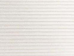 Divano angolare 5 posti VENG Velluto a coste Beige chiaro Lato Sinistro