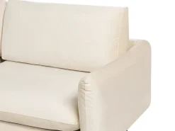 Divano angolare 4 posti VINTERBRO Velluto Beige chiaro Lato destro