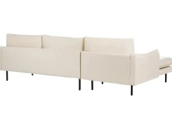 Divano angolare 4 posti VINTERBRO Velluto Beige chiaro Lato destro