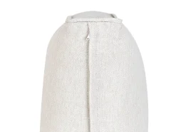 Divano angolare da giardino con pouf 6 posti PALERMO Modulare Rattan sintetico (PE) Marrone