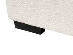 Divano angolare KOLDING Bouclé Beige chiaro Lato Sinistro