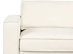 Divano angolare KOLDING Bouclé Beige chiaro Lato Sinistro
