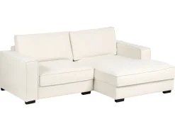 Divano angolare KOLDING Bouclé Beige chiaro Lato Sinistro