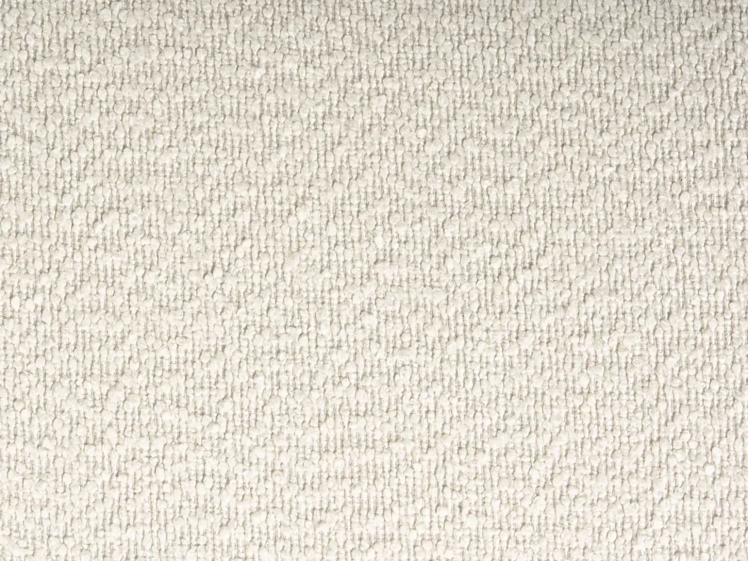 Divano angolare KOLDING Bouclé Beige chiaro con ottomana Lato Sinistro