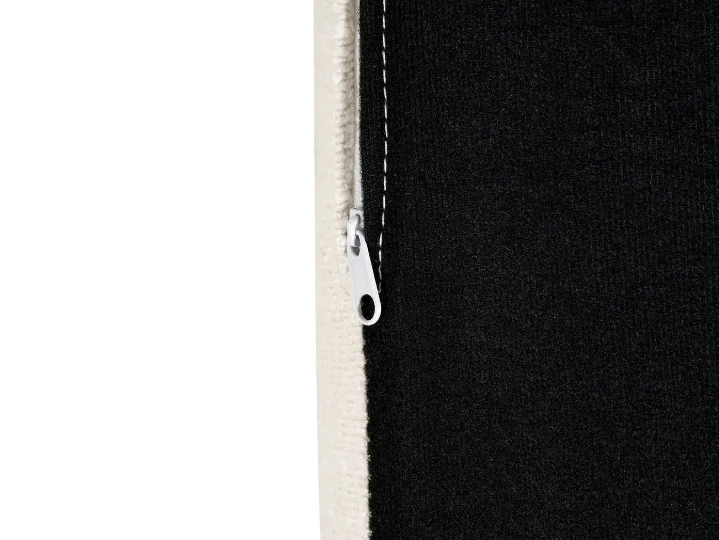 Divano angolare KOLDING Bouclé Beige chiaro con ottomana Lato Sinistro