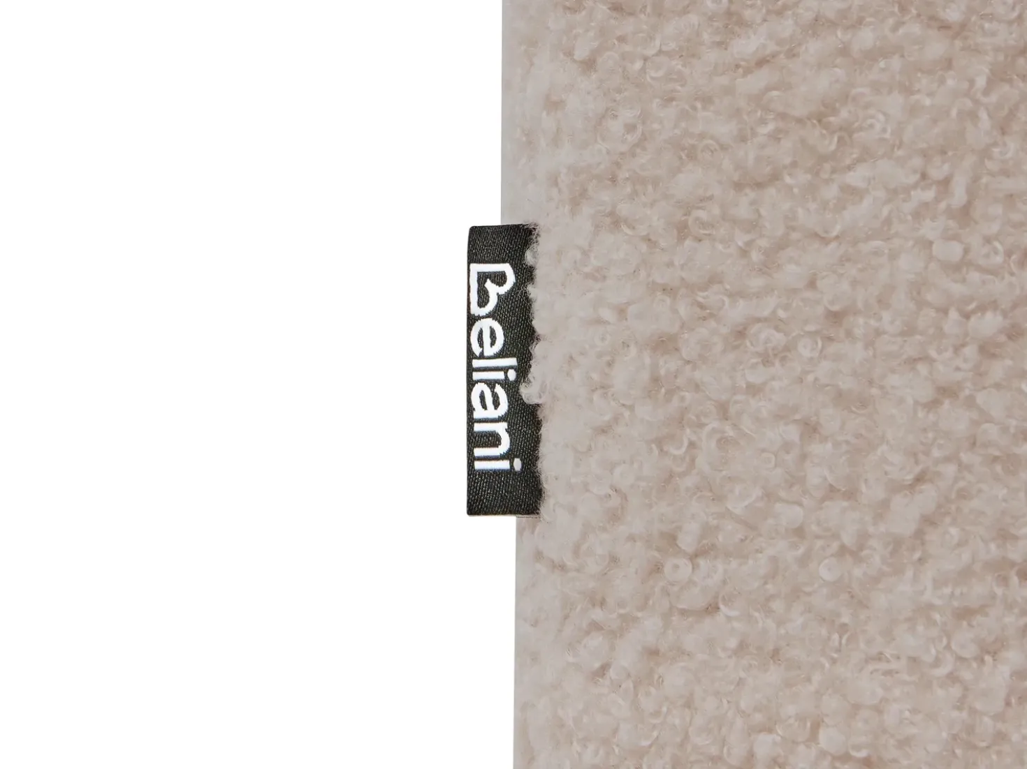 Divano angolare modulare 5 posti KIVVIK Bouclé Beige Lato destro