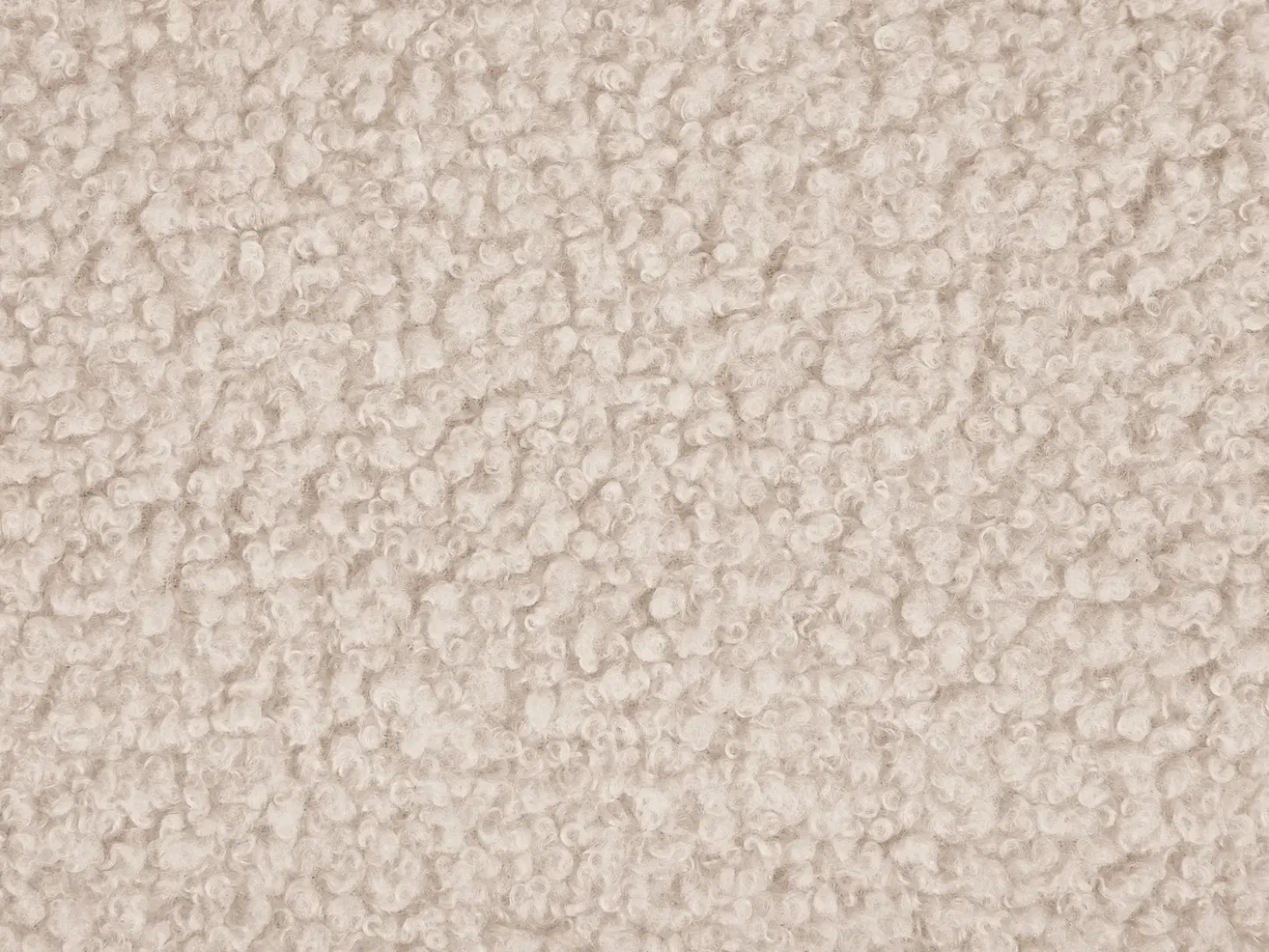 Divano angolare modulare 5 posti KIVVIK Bouclé Beige Lato destro