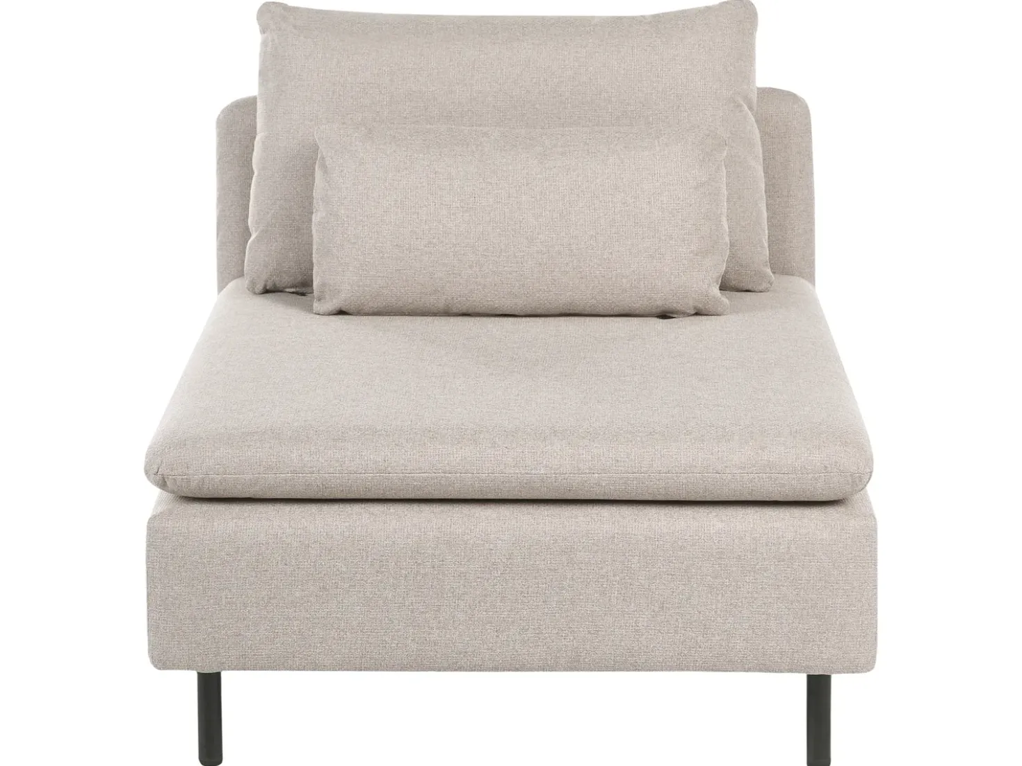 Divano angolare modulare 3 posti EGERIS Tessuto Beige Lato destro