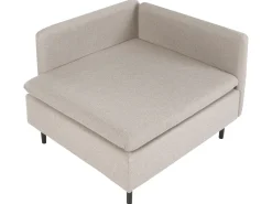 Divano angolare modulare 3 posti EGERIS Tessuto Beige Lato destro