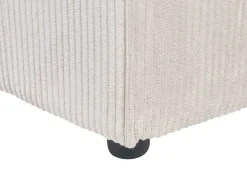 Divano angolare modulare 4 posti LEMVIG Velluto a coste Beige Lato Sinistro