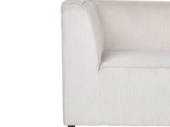 Divano angolare modulare 4 posti LEMVIG Velluto a coste Beige Lato Sinistro