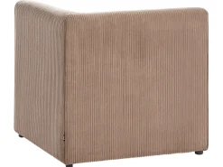 Divano angolare modulare 4 posti LEMVIG Velluto a coste Beige sabbia Lato Sinistro